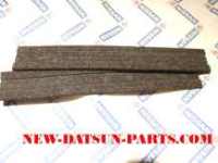 Datsun Z door window felt runners set of 2 classic 240Z 260Z 280Z window channel parts