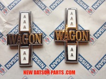 DATSUN 510 FENDER WAGON EMBLEM 