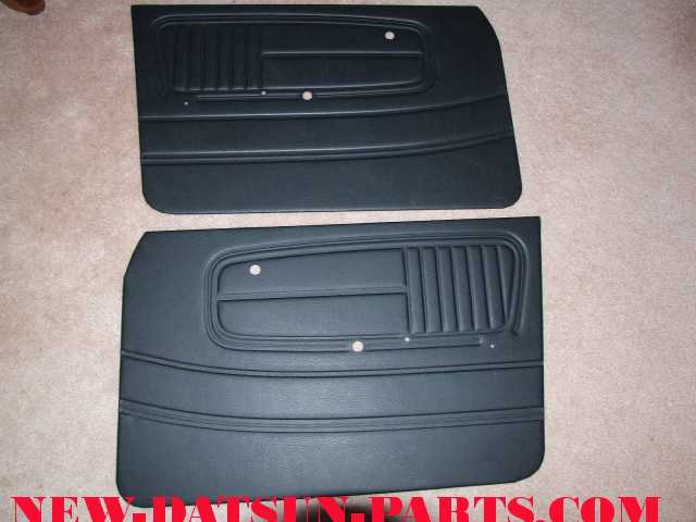 DATSUN 510 BLACK 4 DOOR DOOR PANELS