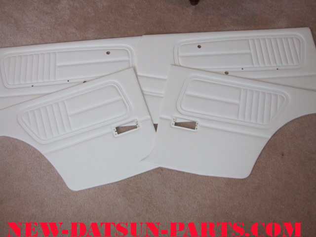 DATSUN 510 WHITE DOOR PANELS 1970 to 1973