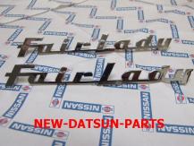  DATSUN FAIRLADY ROADSTER FENDER EMBLEMS 