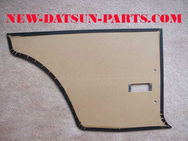 DATSUN 510 BLACK DOOR PANELS inside rear