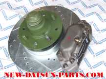 Datsun Roadster Volvo Brake Conversion Slotted And Drilled Vented Rotors 