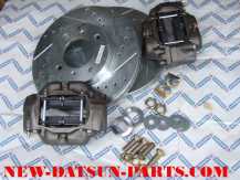 Datsun Roadster Volvo Brake Conversion Slotted And Drilled Vented Rotors 