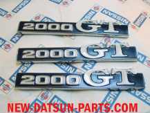  DATSUN 2000GT EMBLEMS,WHITE 