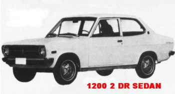 Datsun 1200 2 dr sedan 1970