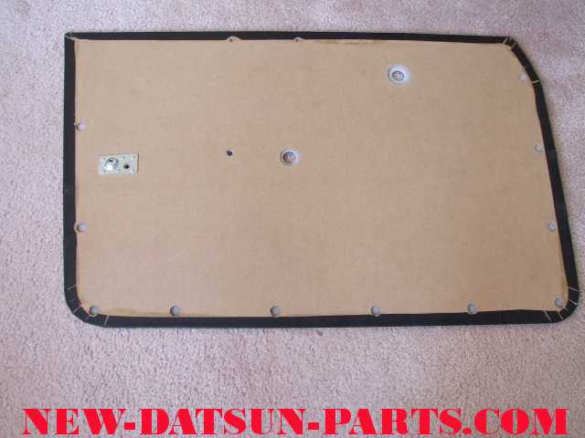 DATSUN 510 WAGON BLACK INTERIOR DOOR PANELS FRONT INSIDE