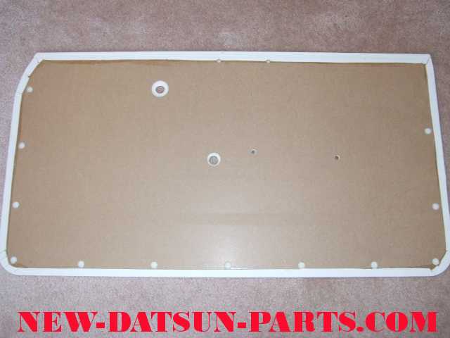 DATSUN 510 WHITE DOOR PANELS BACKSIDE FRONT DOOR 1970 to 1973