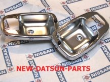  datsun 1200 DOOR HANDLE ESCUTCHEONS 