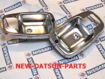  datsun 1200 DOOR HANDLE ESCUTCHEONS 