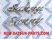 DATSUN 1200 SUNNY FENDER EMBLEM 