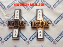 DATSUN 510 FENDER DELUXE EMBLEM 