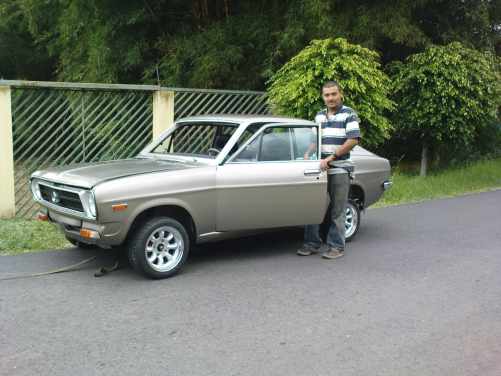 datsun 1200 coupe silver