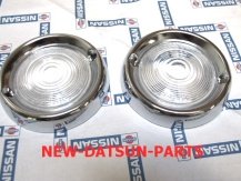  DATSUN ROADSTER WHITE PARK LAMP LENSES 
