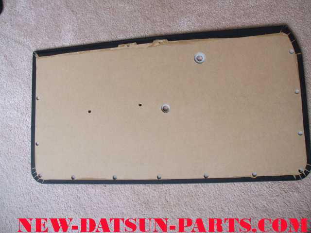 DATSUN 510 BLACK DOOR PANELS Back view