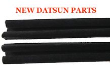 DOOR GLASS WEATHERSTRIP VERTICAL TRACK RUBBER FELT 