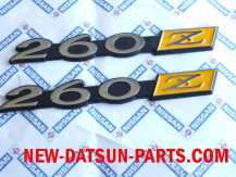  DATSUN 260Z FENDER EMBLEMS 
